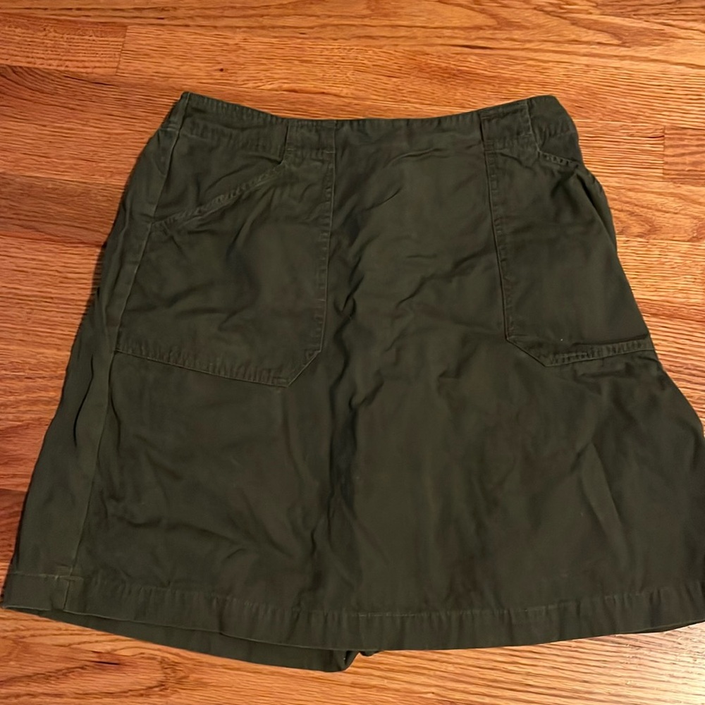 Vintage olive green skort